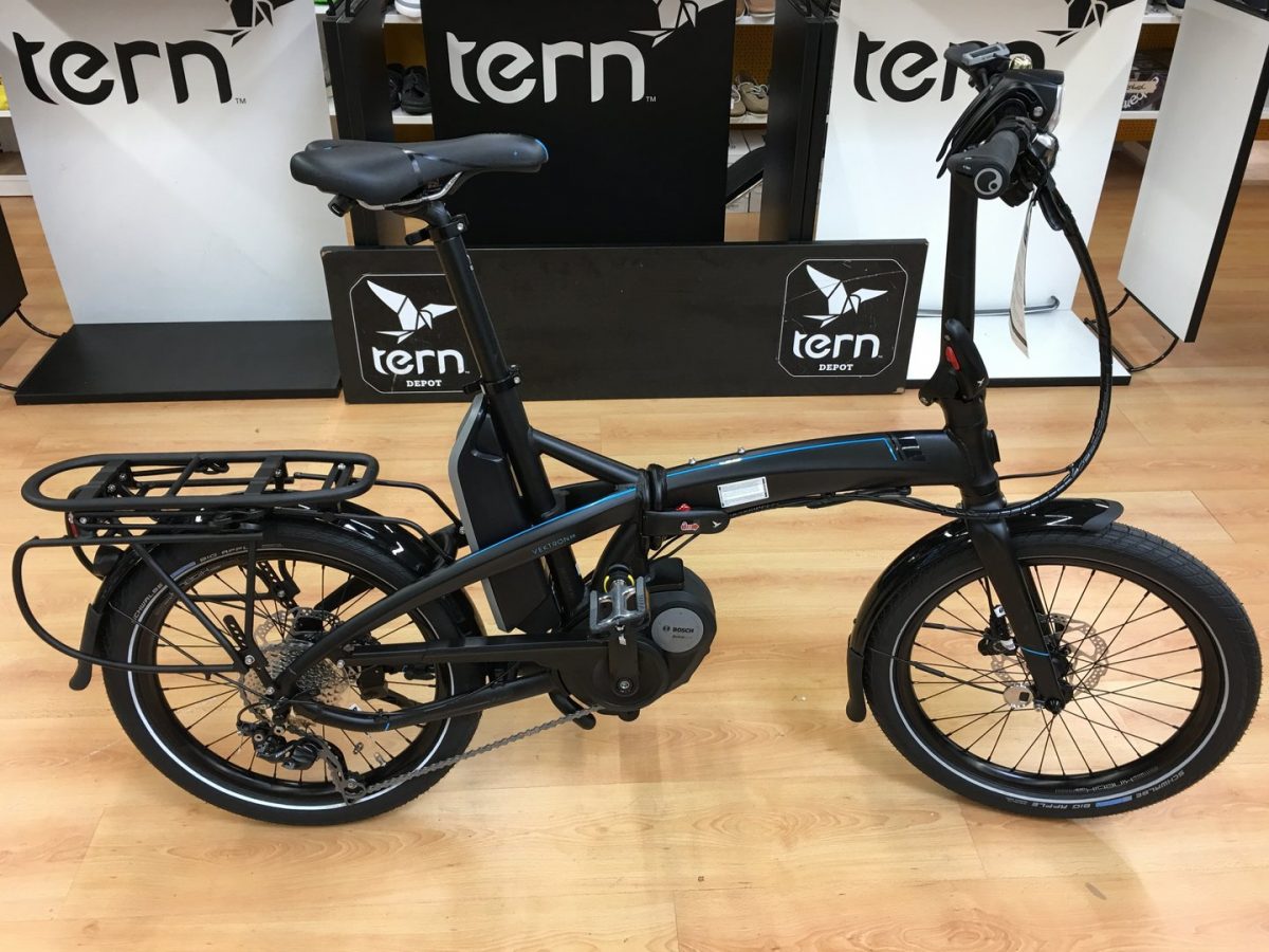 tern vektron d8 electric folding bike