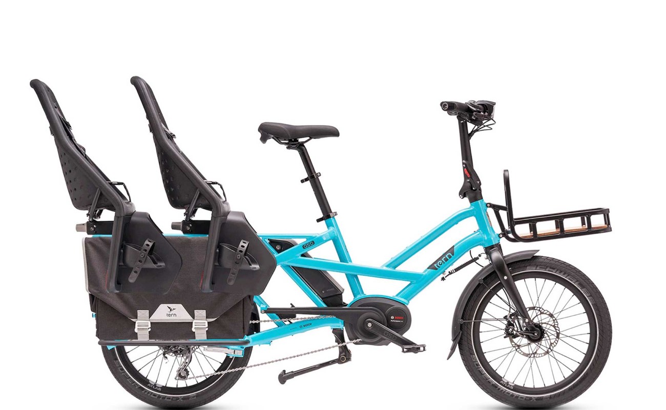 Tern GSD Bosch Powered Cargo eBike with Folding Handlebar Stem