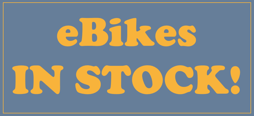 eBikes in stock