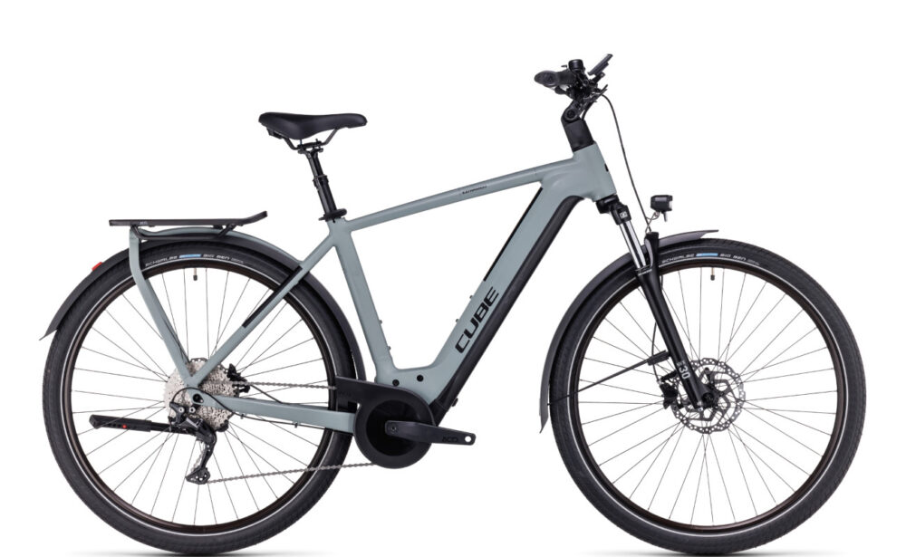 Cube Kathmandu Hybrid One 750 - swampgrey and black