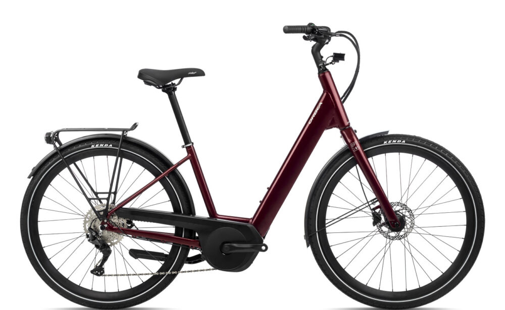 Orbea Optima E40 - metallic dark red