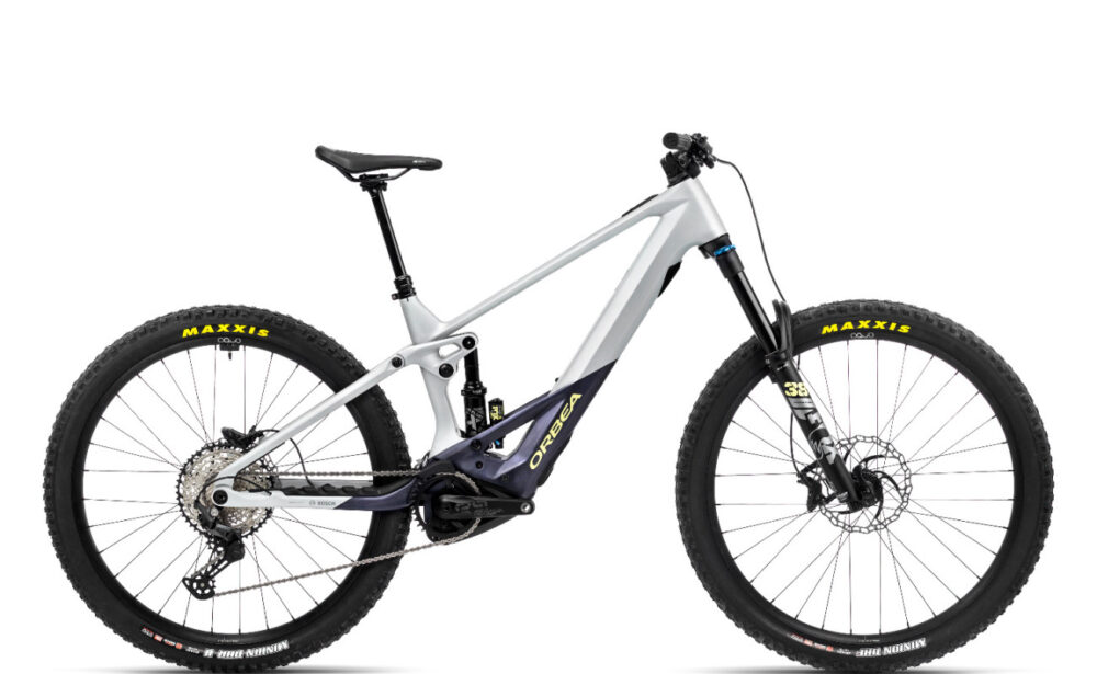 Orbea Wild M10 - Halo Silver - Tanzanite Carbon View (Matt)