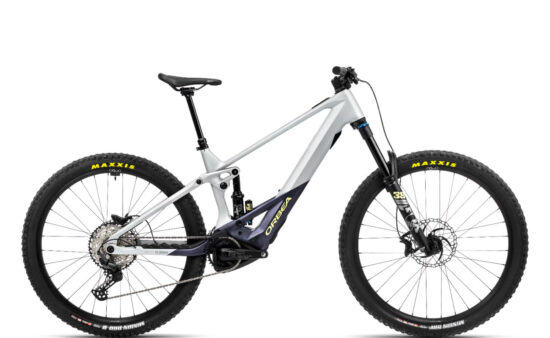 Orbea Wild M10 - Halo Silver - Tanzanite Carbon View (Matt)
