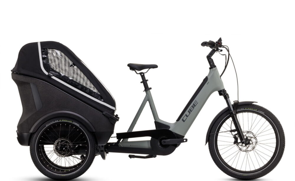 CUBE TRIKE FAMILY HYBRID 750 750 - swamp grey and reflex