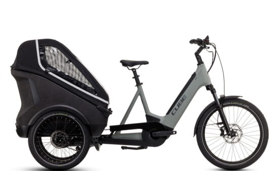 CUBE TRIKE FAMILY HYBRID 750 750 - swamp grey and reflex