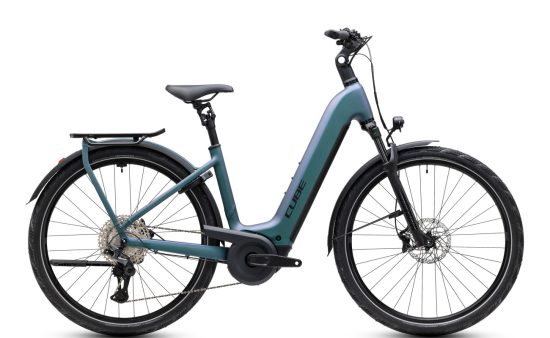 Cube Kathmandu Hybrid Pro easy entry - smaragdgrey