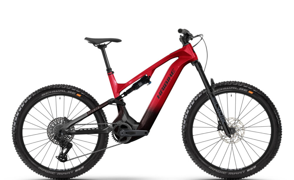Haibike ALLMTN CF 9 - RED-BLACK-PLATINUM-GLOSS