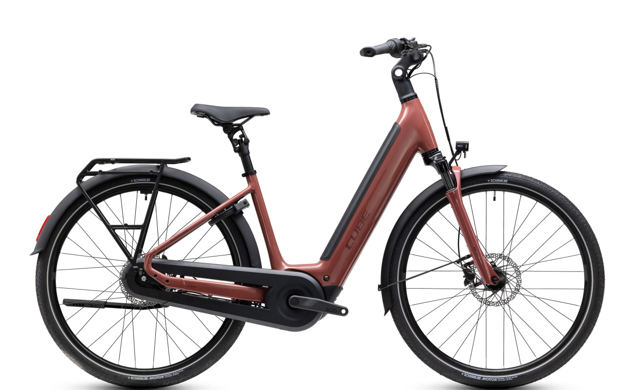 CUBE Supreme Hybrid Comfort Pro 600 - burgundy & claret