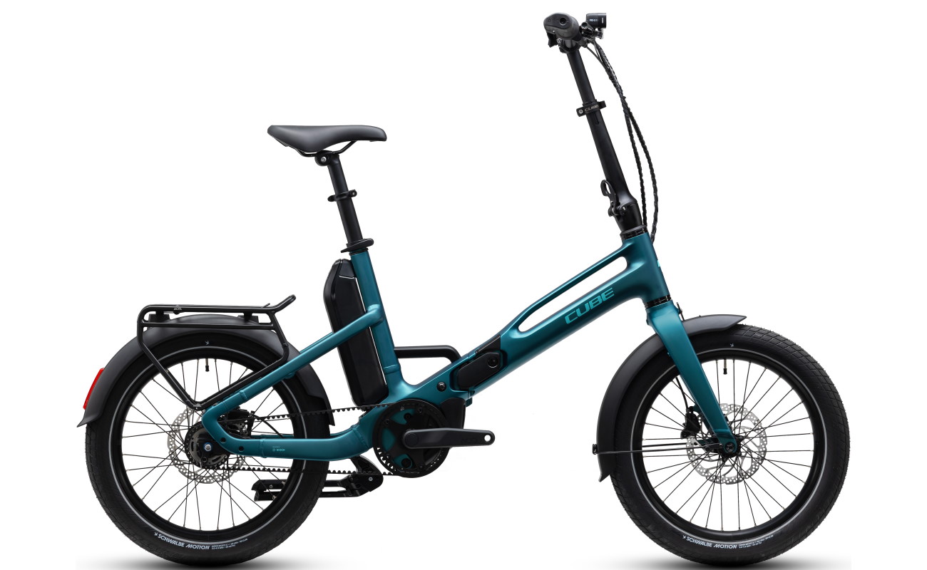 Cube Fold Hybrid Deluxe 540 - petrol
